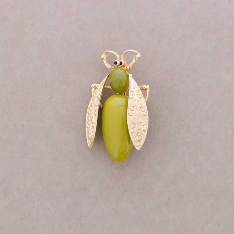 METAL RESIN BUG BROOCH 2