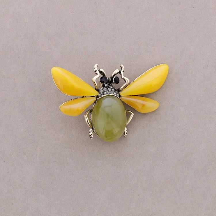 BROCHE INSECTO RESINA CRISTALES 2