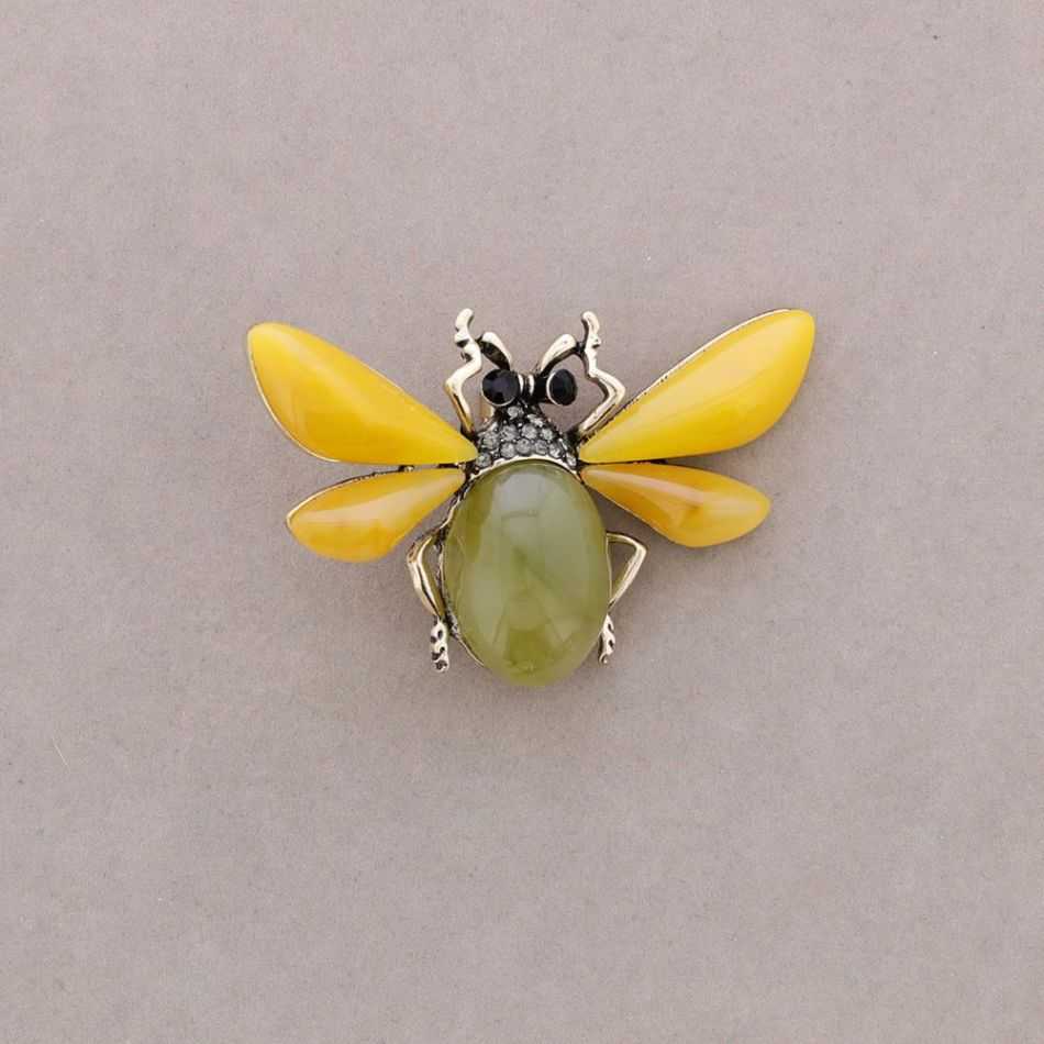 BROCHE INSECTO RESINA CRISTALES