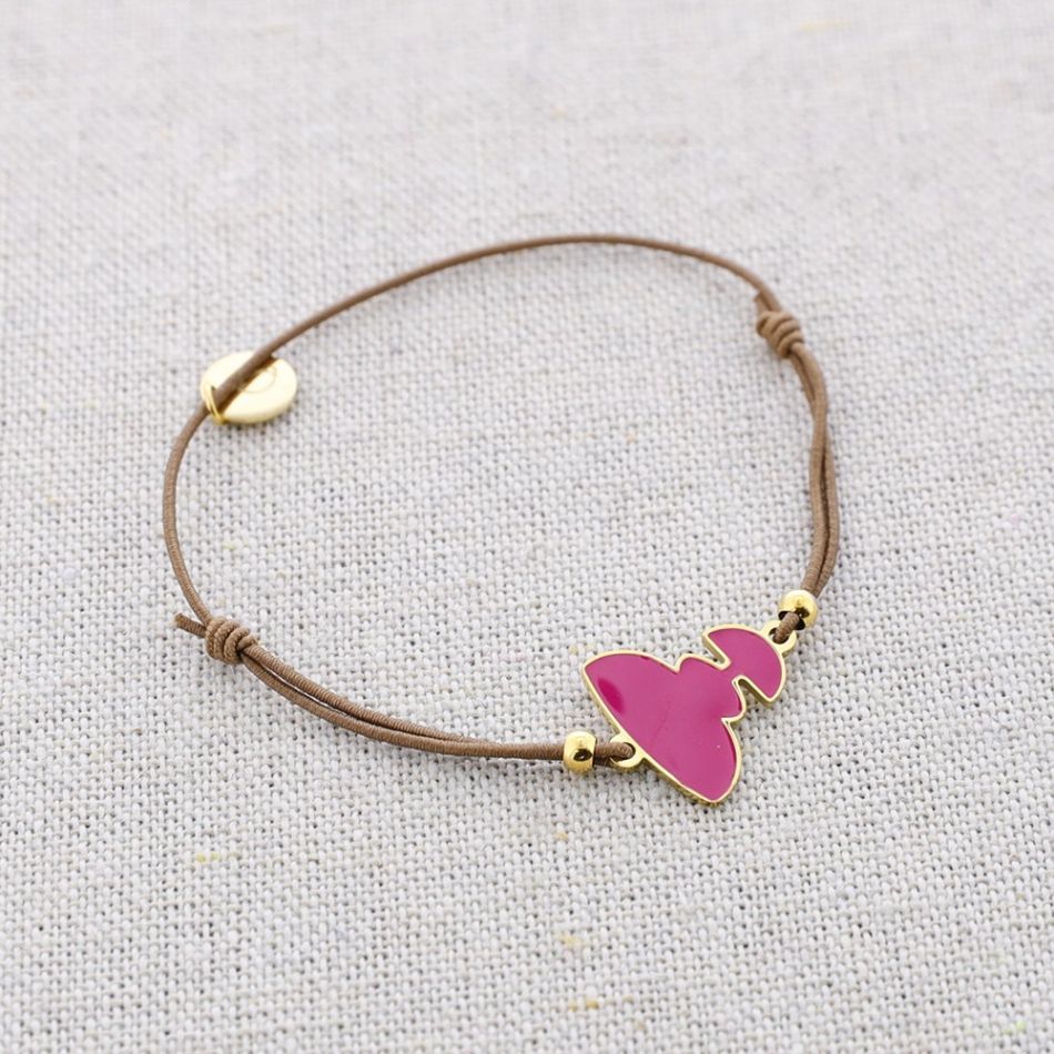 MENINA ENAMEL ELASTIC STEEL BRACELET