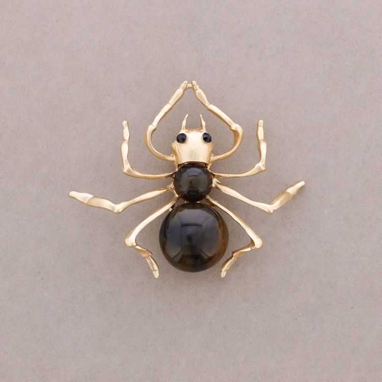 METAL RESIN BUG BROOCH