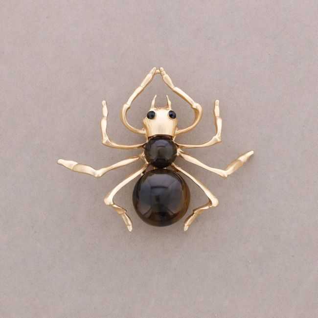 METAL RESIN BUG BROOCH