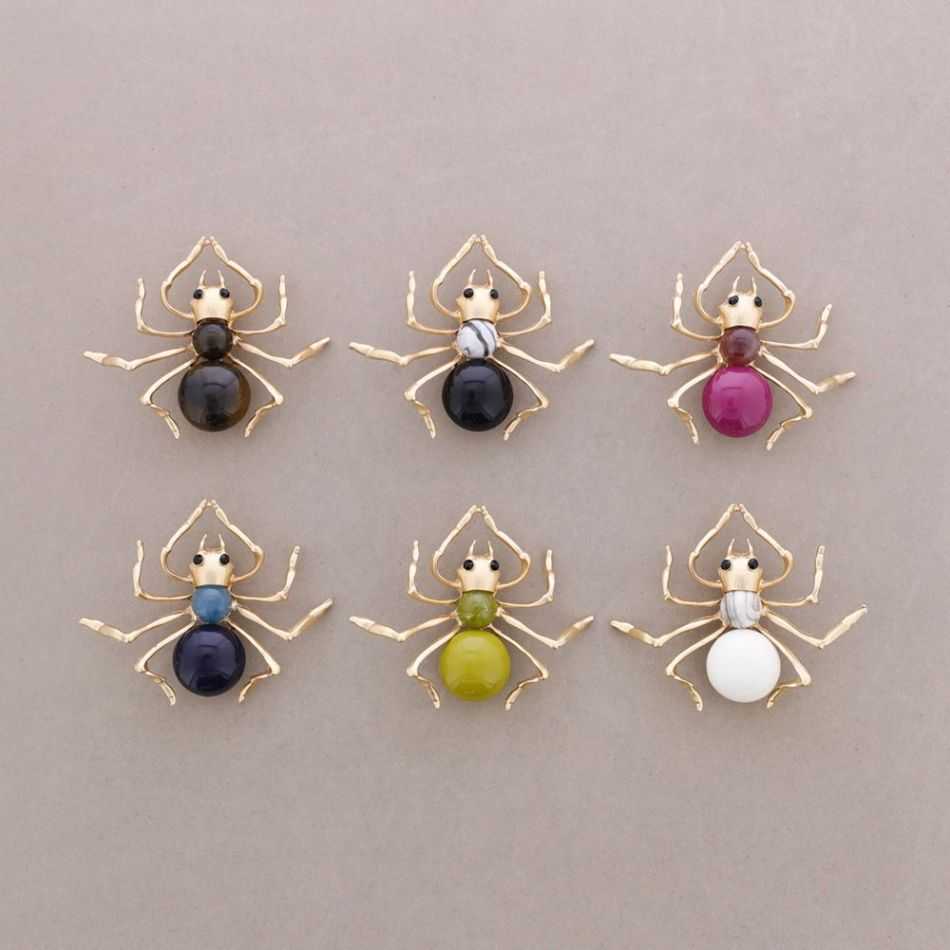 METAL RESIN BUG BROOCH