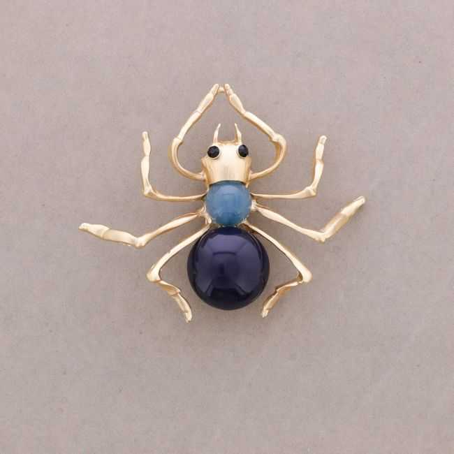 METAL RESIN BUG BROOCH