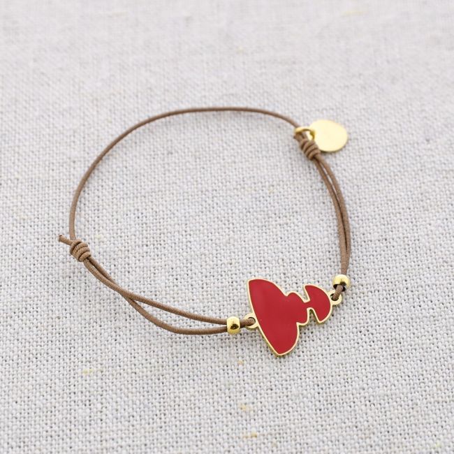 MENINA ENAMEL ELASTIC STEEL BRACELET