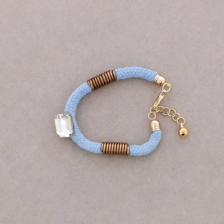 PULSERA CIERRE MOSQUETÓN CRISTAL