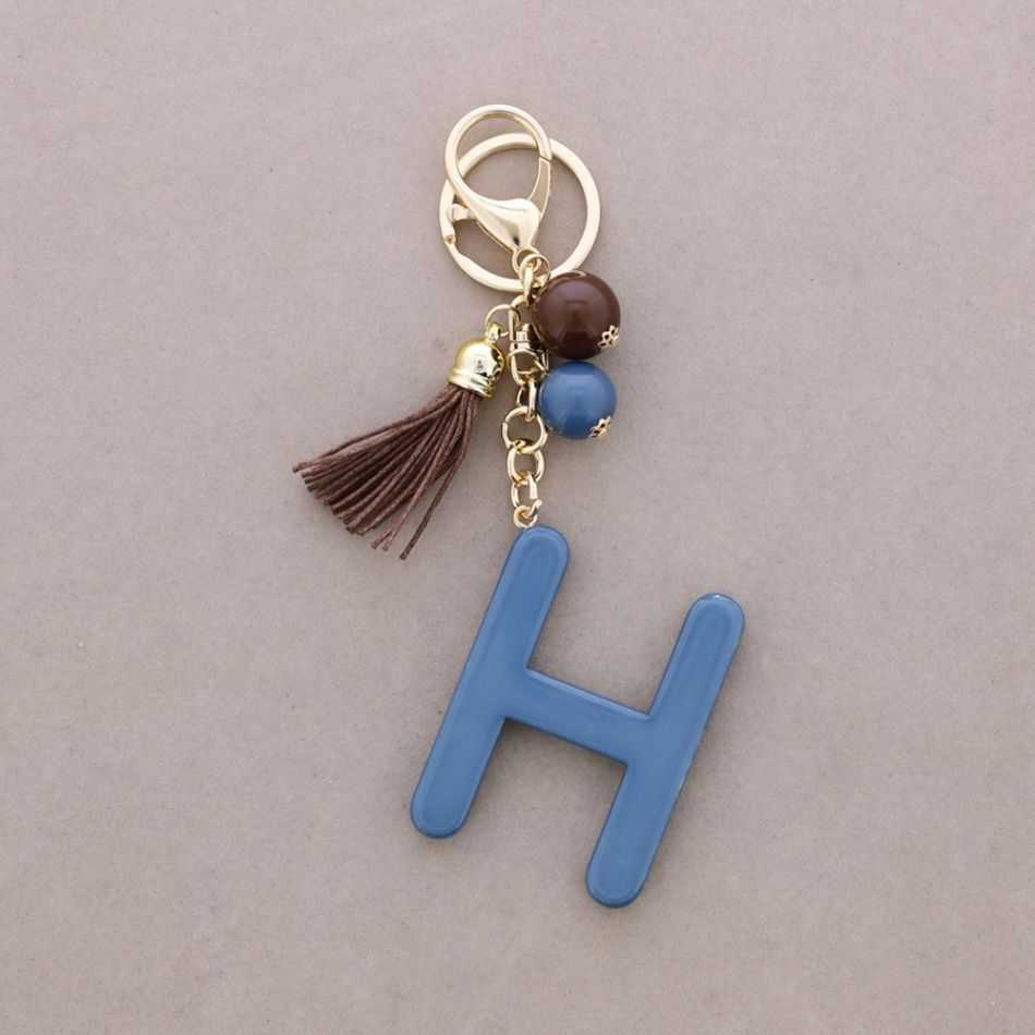RESIN INITIAL LETTER H PENDANT KEYCHAIN