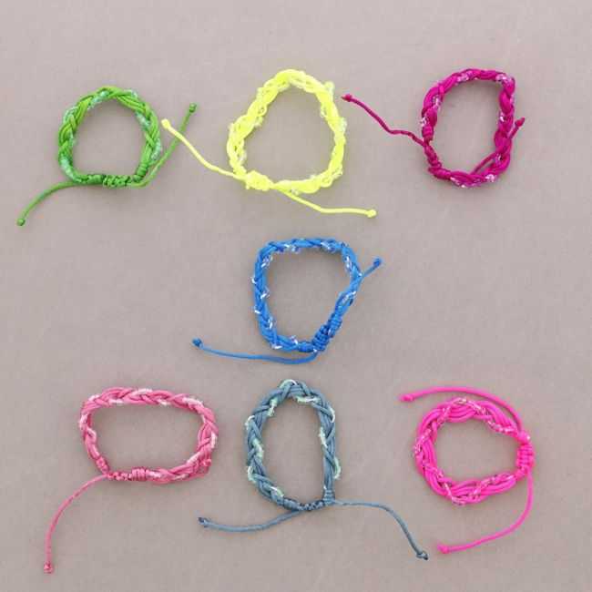 PULSERA MACRAME TRENZADA