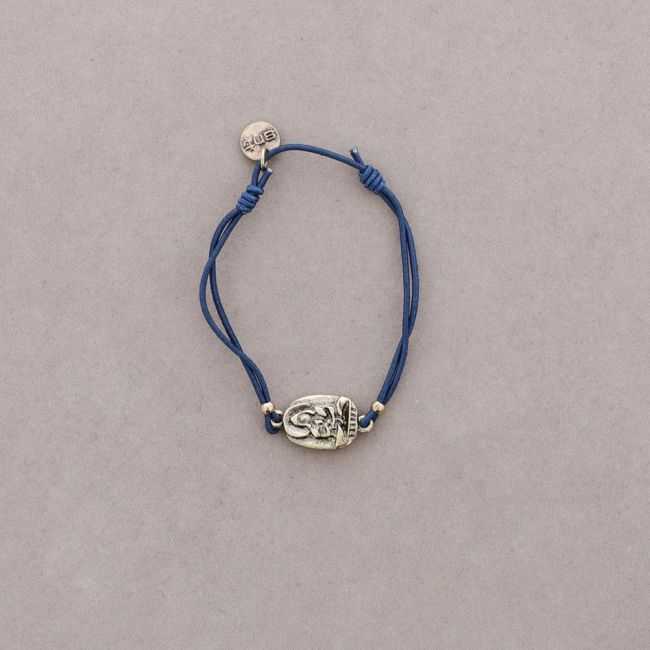 PULSERA GOMITA CUENTAS METAL