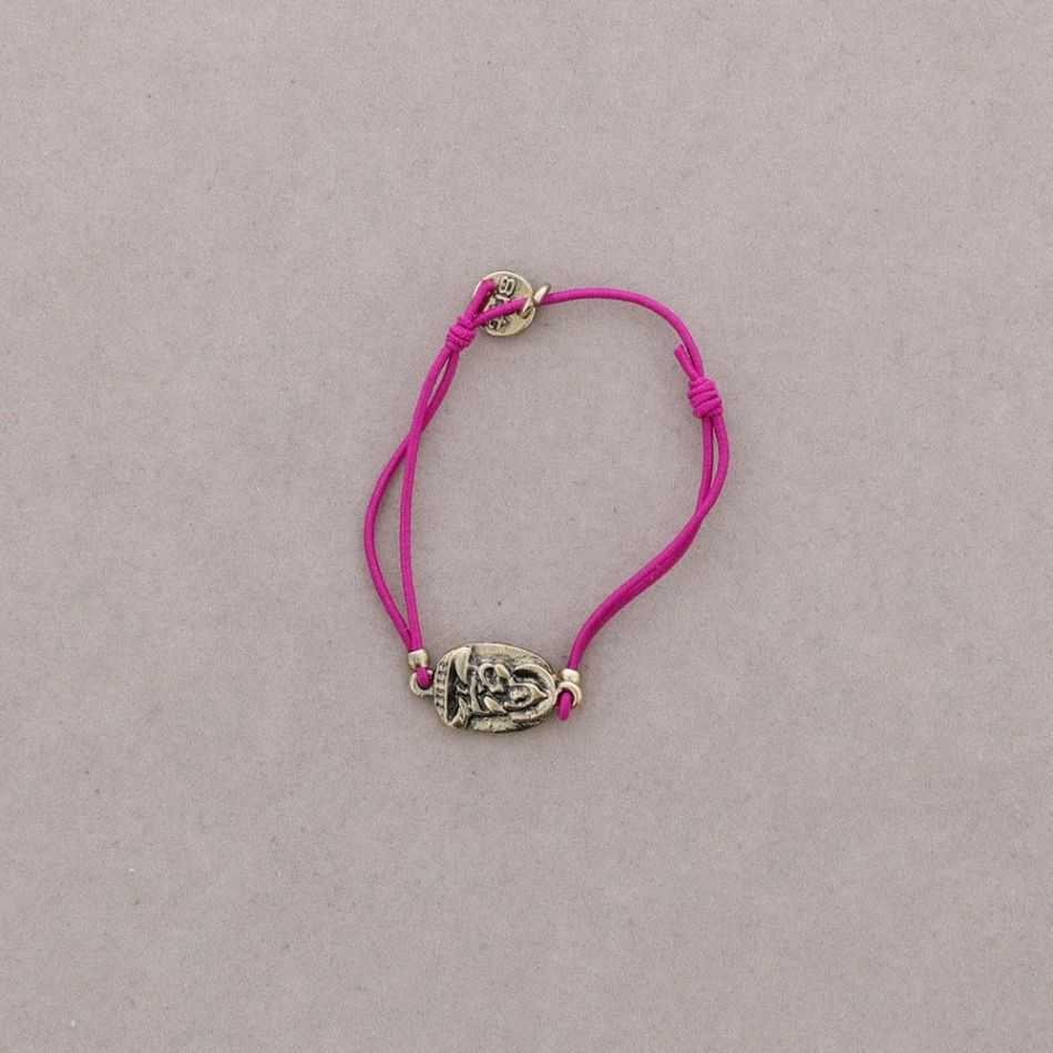 PULSERA GOMITA CUENTAS METAL
