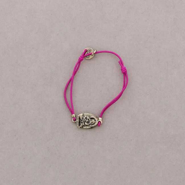 PULSERA GOMITA CUENTAS METAL