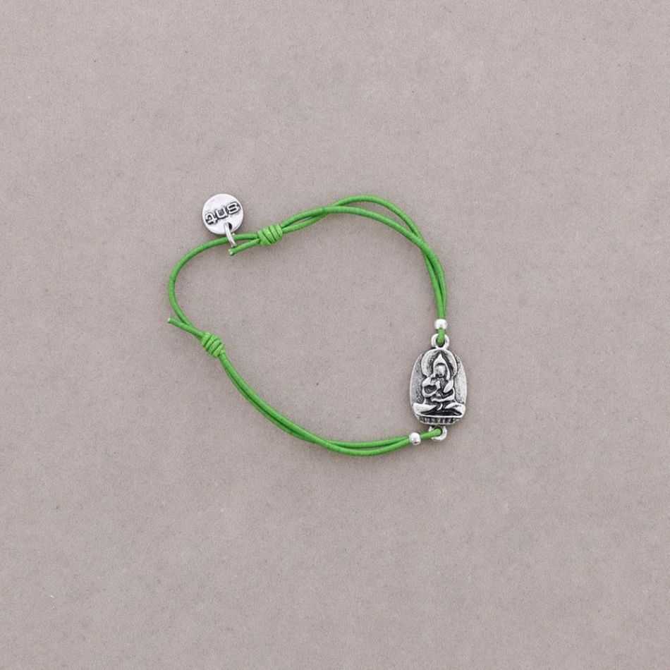 ELASTIC BRACELET WITH METAL BEADS