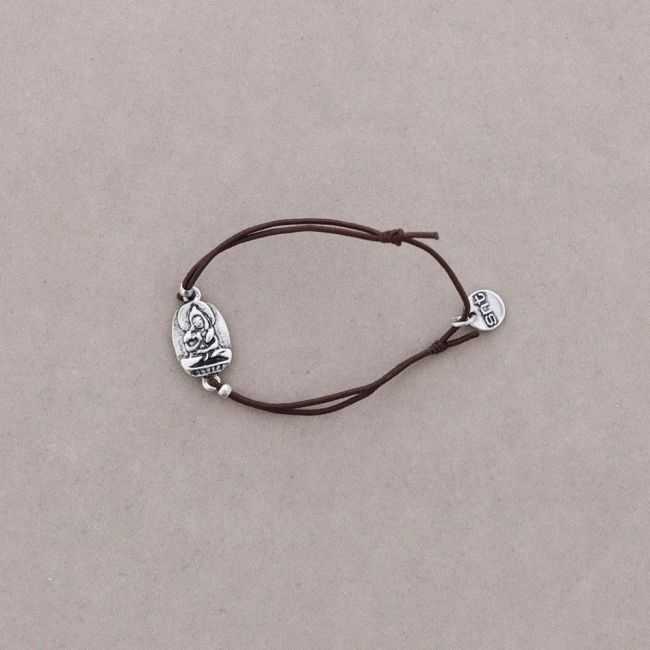 ELASTIC BRACELET WITH METAL BEADS