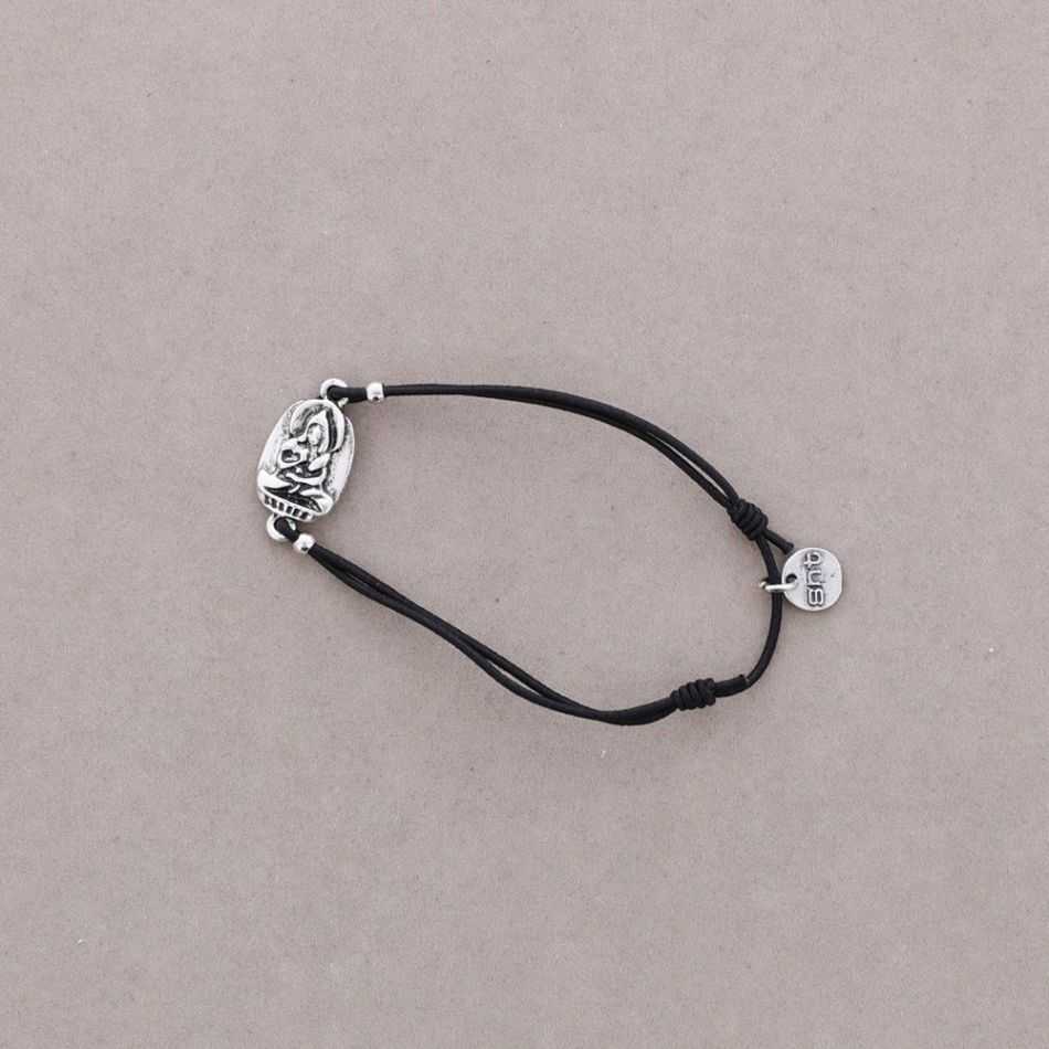 ELASTIC BRACELET WITH METAL BEADS