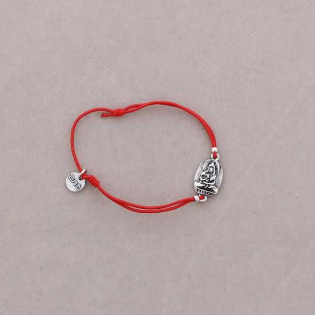 ELASTIC BRACELET WITH METAL BEADS