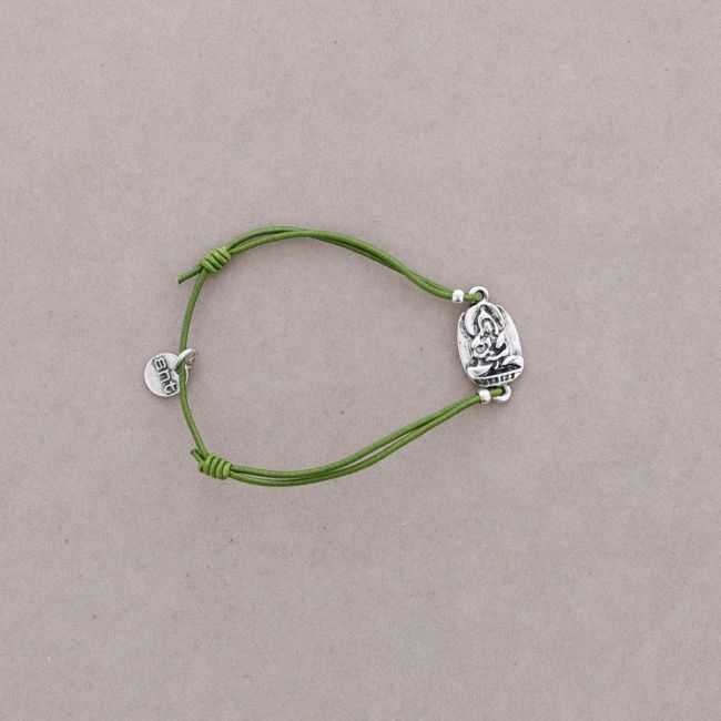 PULSERA GOMITA CUENTAS METAL