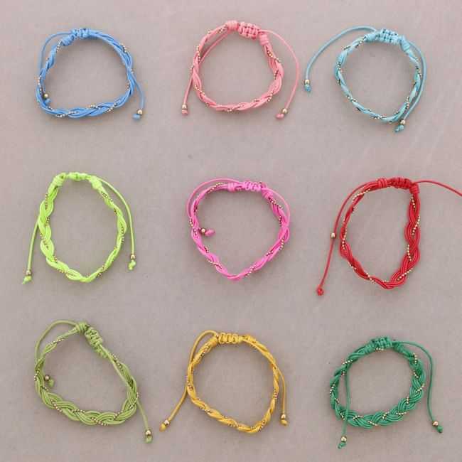 PULSERA MACRAME TRENZADA
