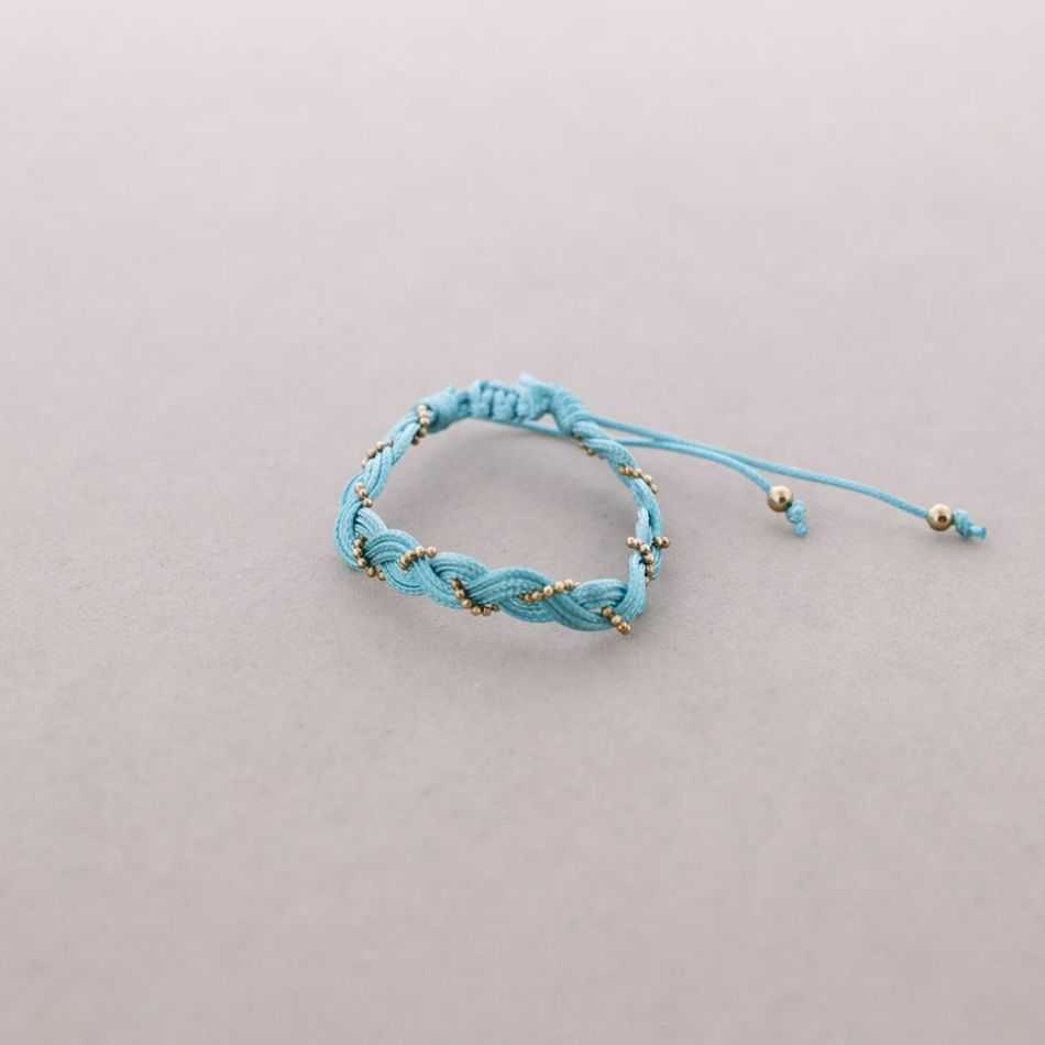 PULSERA MACRAME TRENZADA