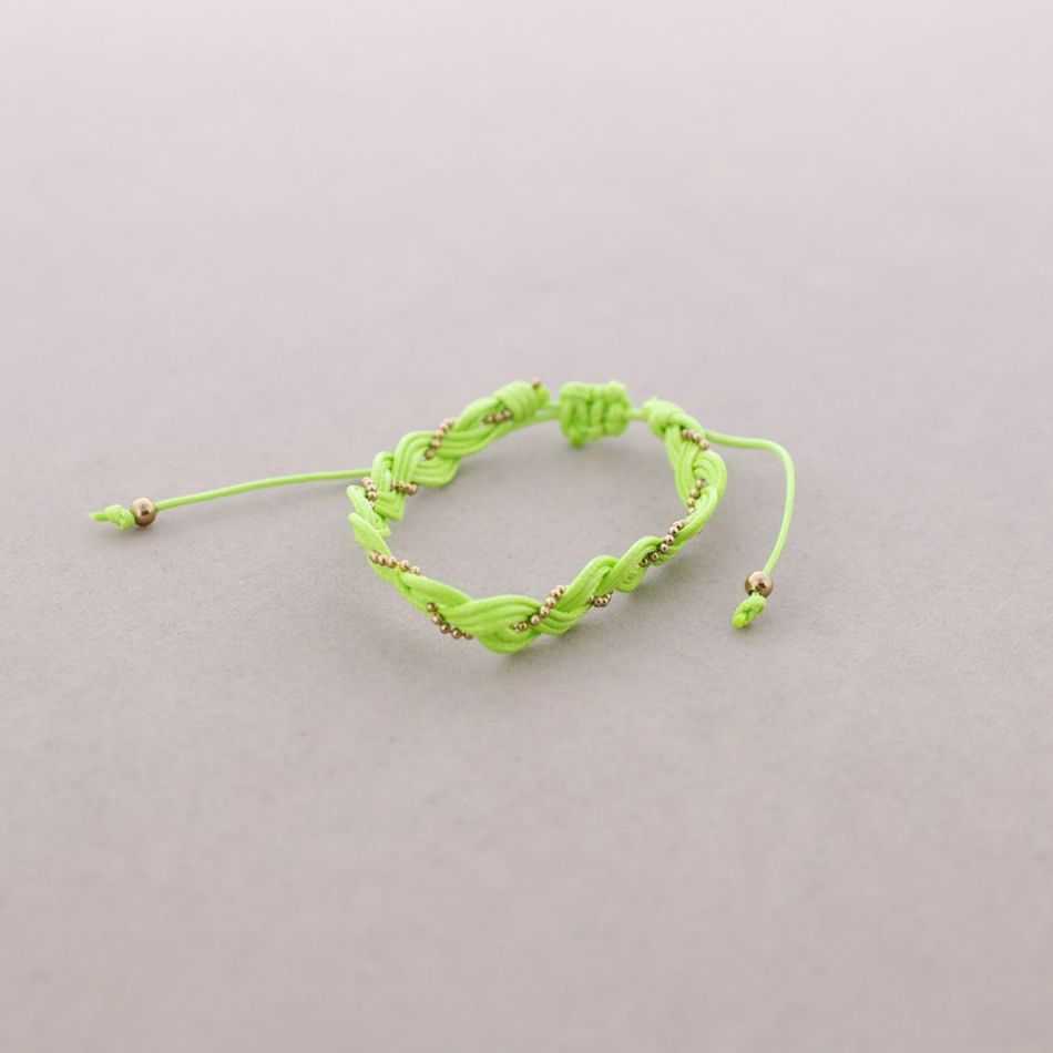 PULSERA MACRAME TRENZADA