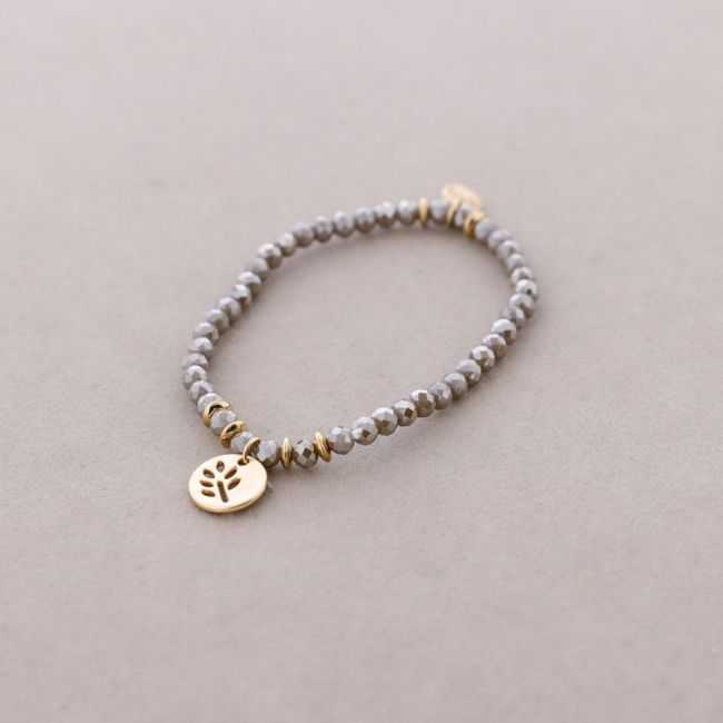 PULSERA ELÁSTICA CRISTALES FACETADOS 4MM