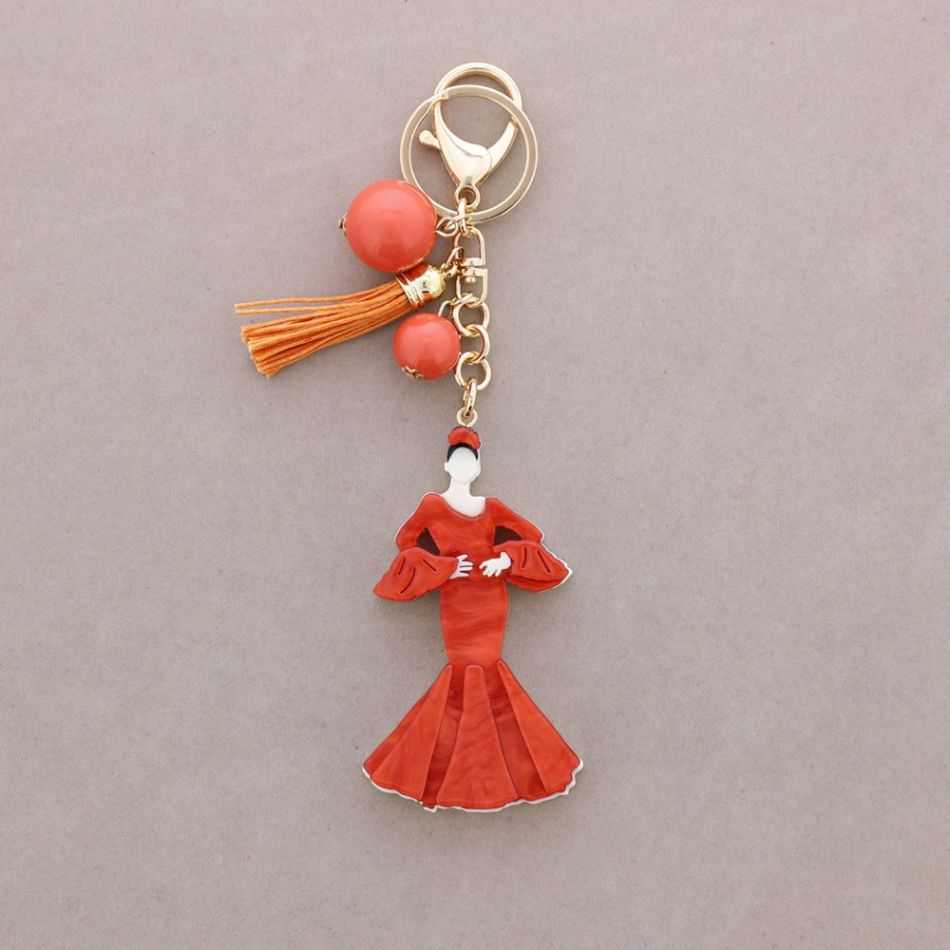 FLAMENCO RESIN KEYCHAIN
