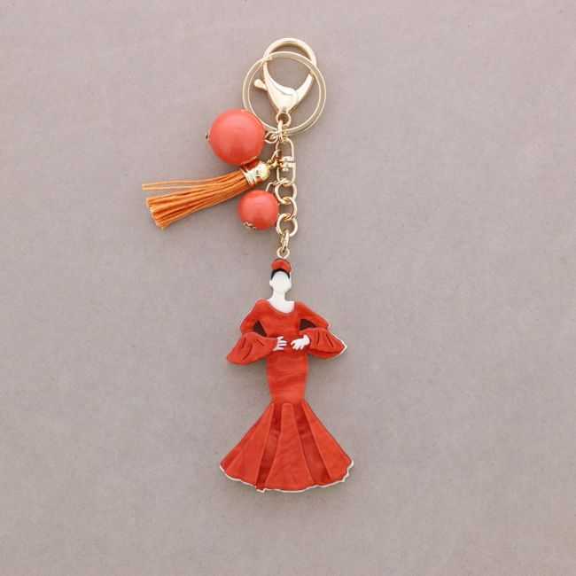 FLAMENCO RESIN KEYCHAIN