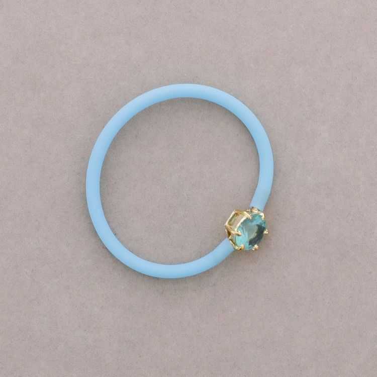 PULSERA GOMA CRISTAL