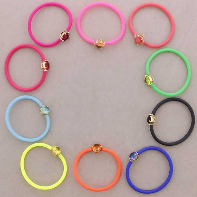 CLEAR RUBBER BRACELET