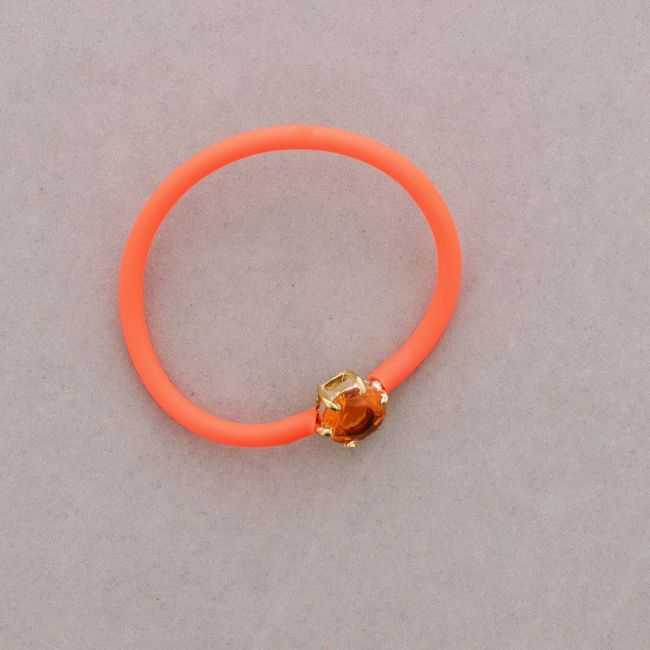 PULSERA GOMA CRISTAL