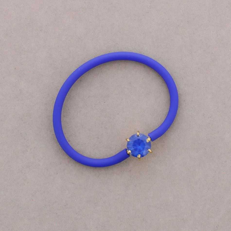 PULSERA GOMA CRISTAL