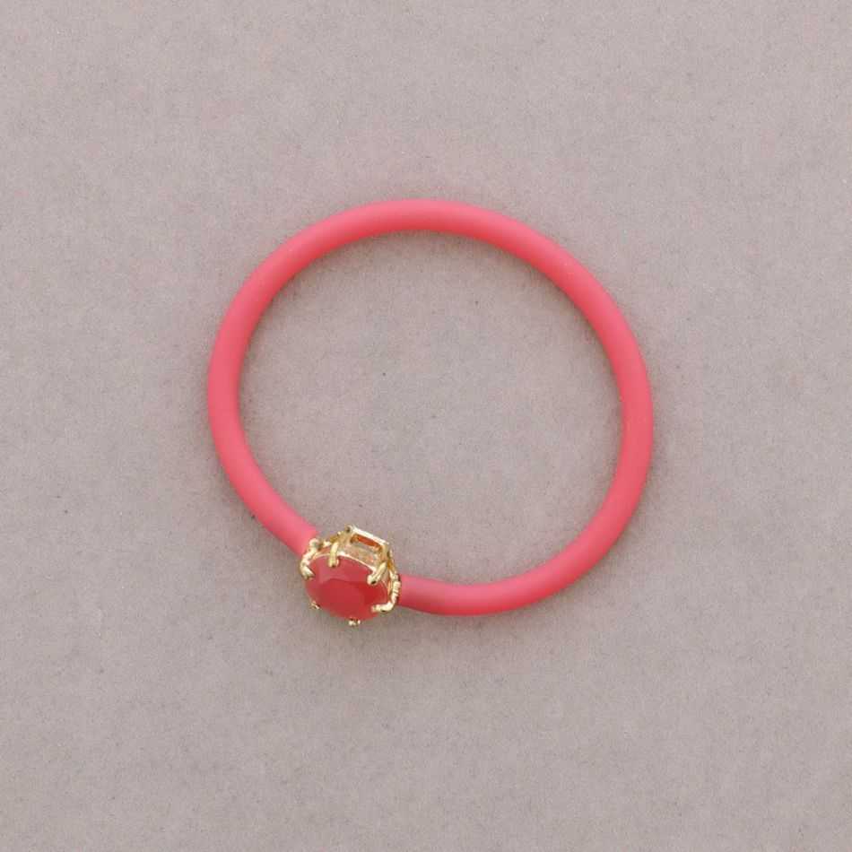 PULSERA GOMA CRISTAL
