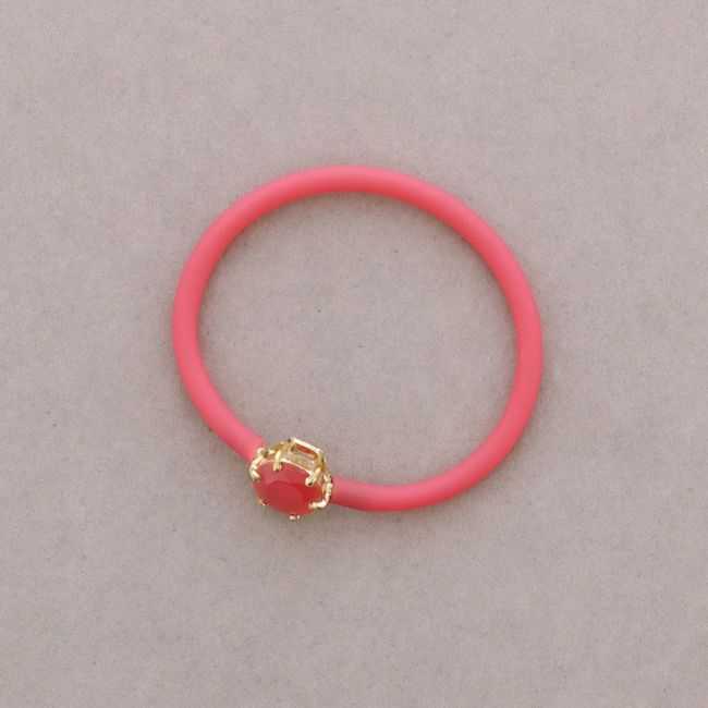PULSERA GOMA CRISTAL