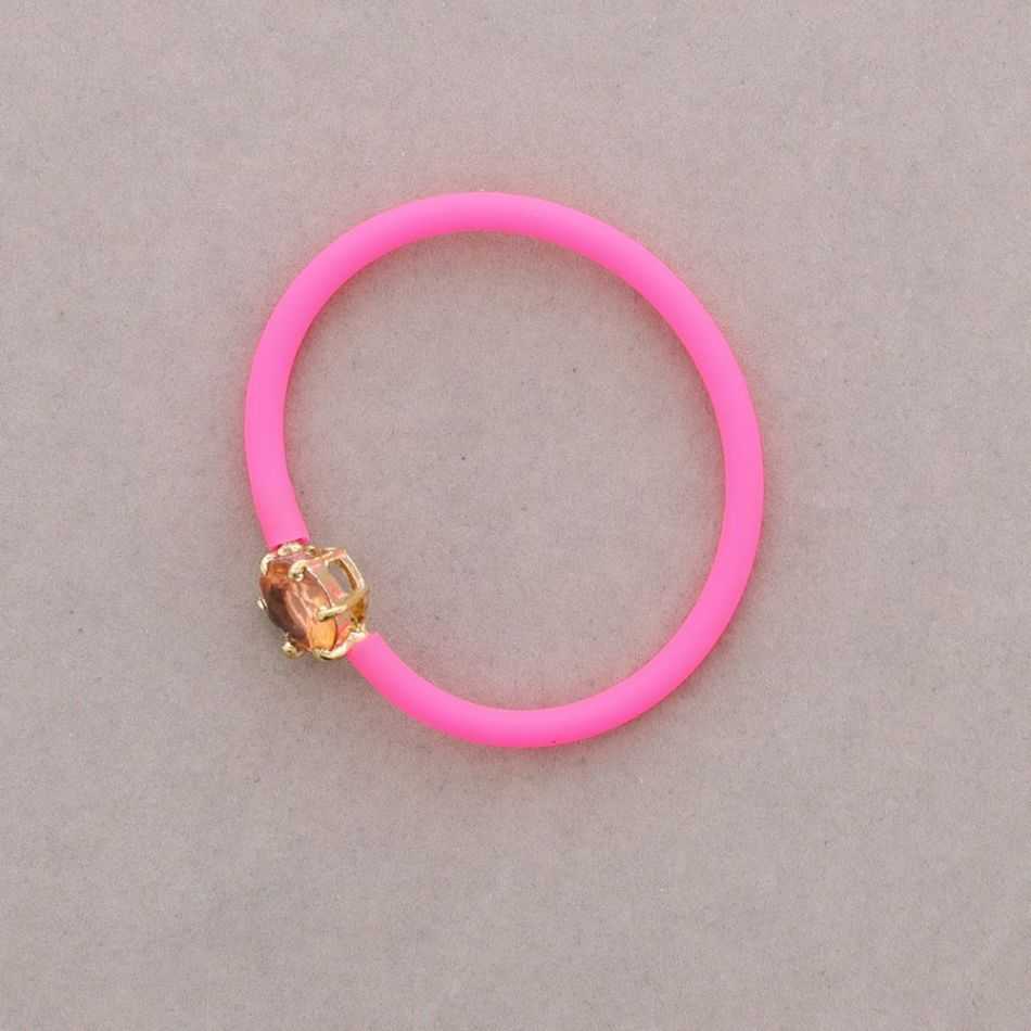 CLEAR RUBBER BRACELET