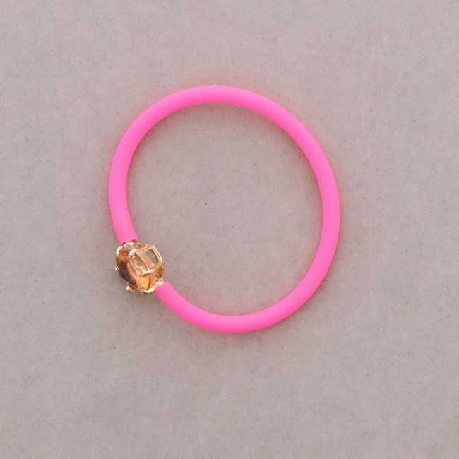 CLEAR RUBBER BRACELET