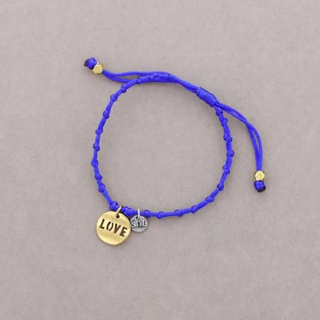 MACRAME BRACELET WITH HANGING KNOTS