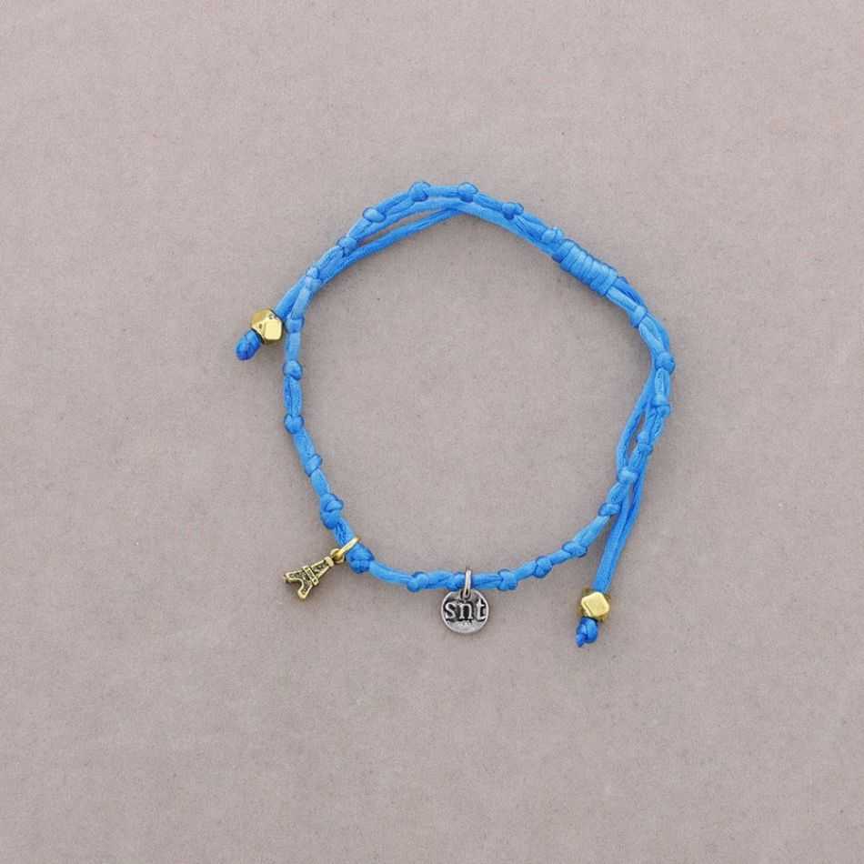 MACRAME BRACELET WITH HANGING KNOTS