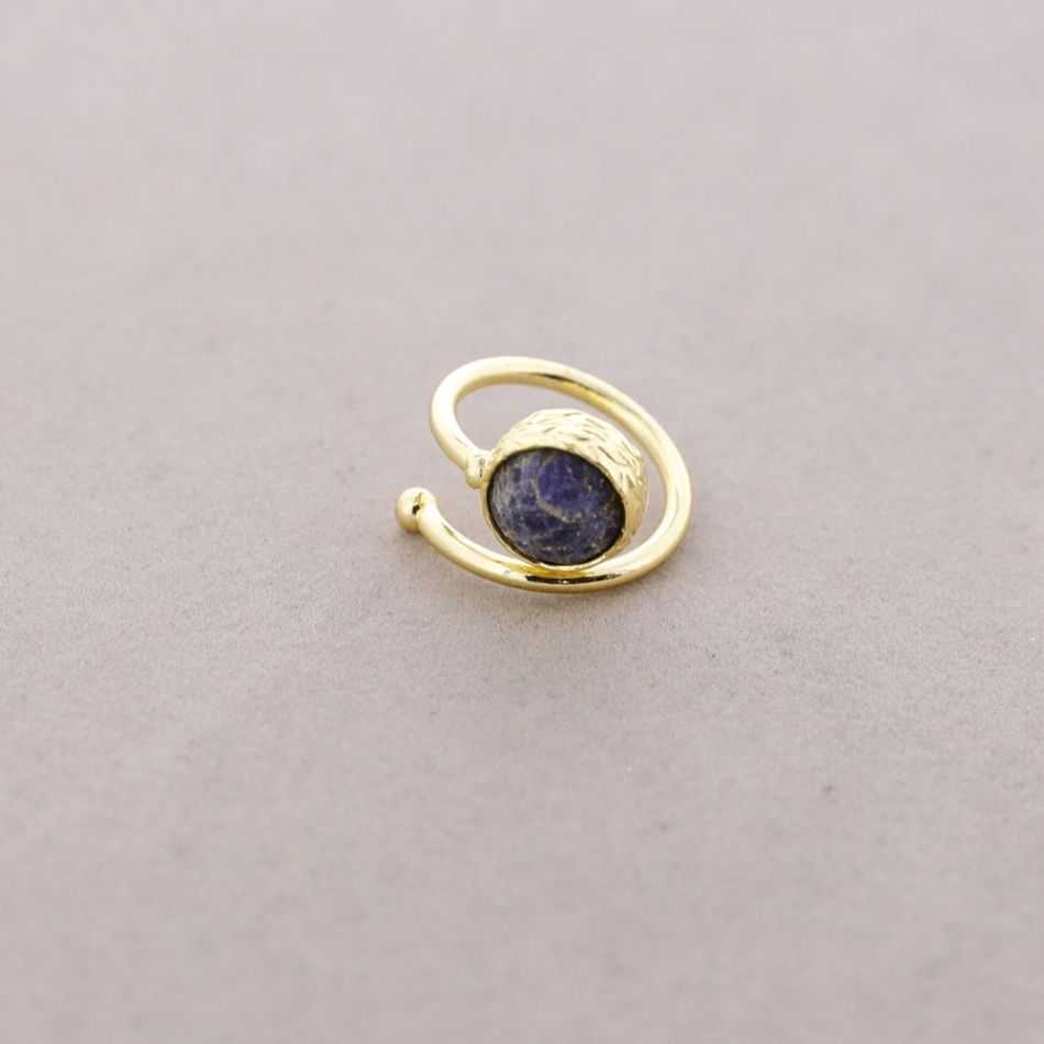 OPEN BRONZE STONE RING