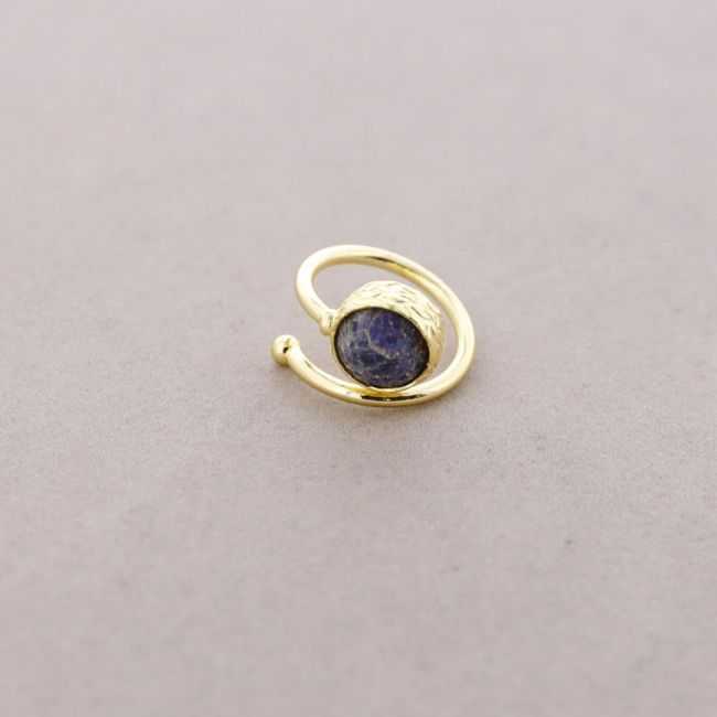 OPEN BRONZE STONE RING