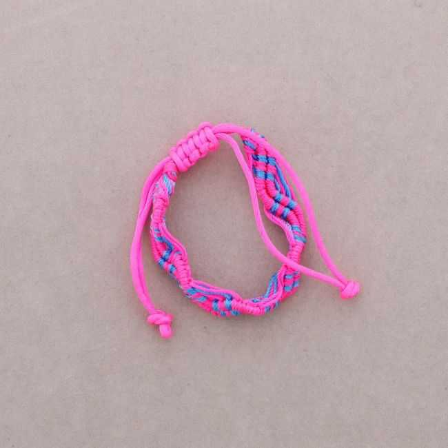 PULSERA MACRAME TEJIDO