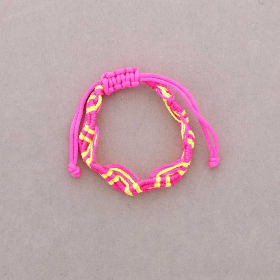 PULSERA MACRAME TEJIDO
