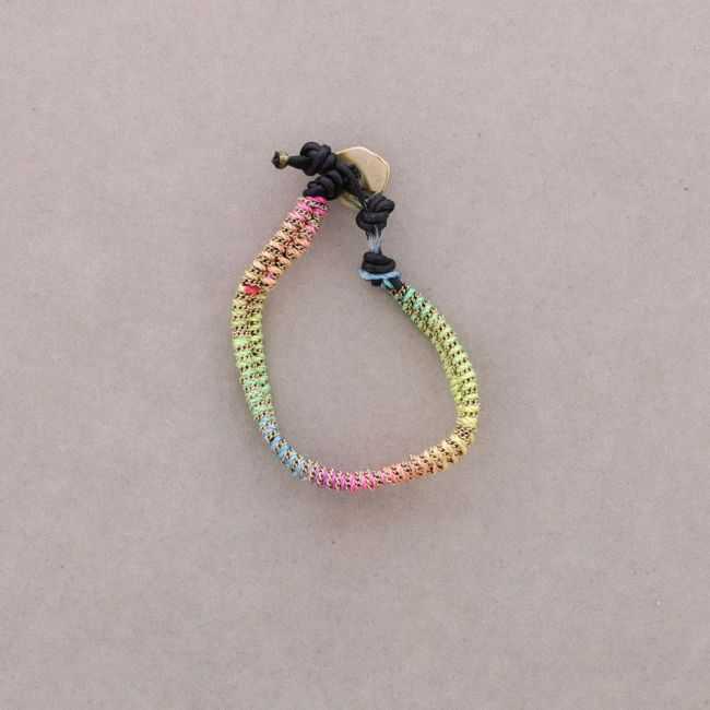 PULSERA TRENZADA CORDON CADENA