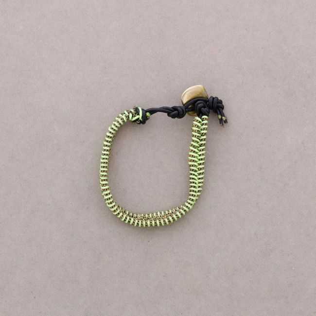 PULSERA TRENZADA CORDON CADENA