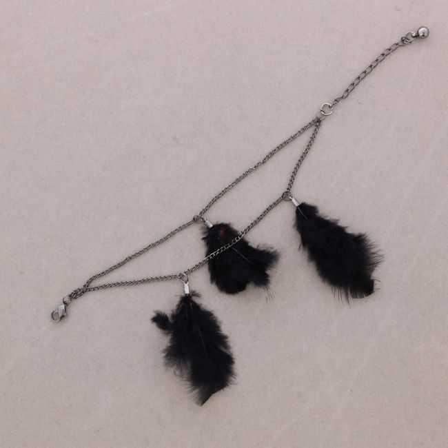 FEATHER CHAIN BRACELET