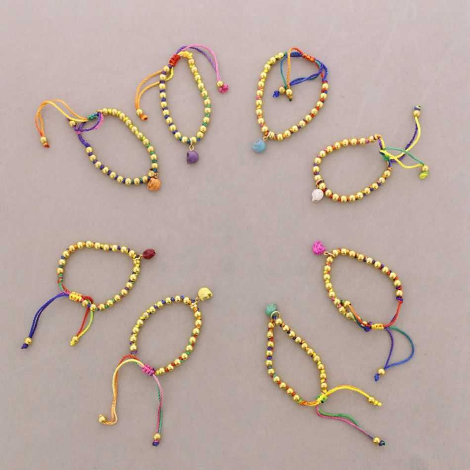 PULSERA ANUDADA BOLITAS