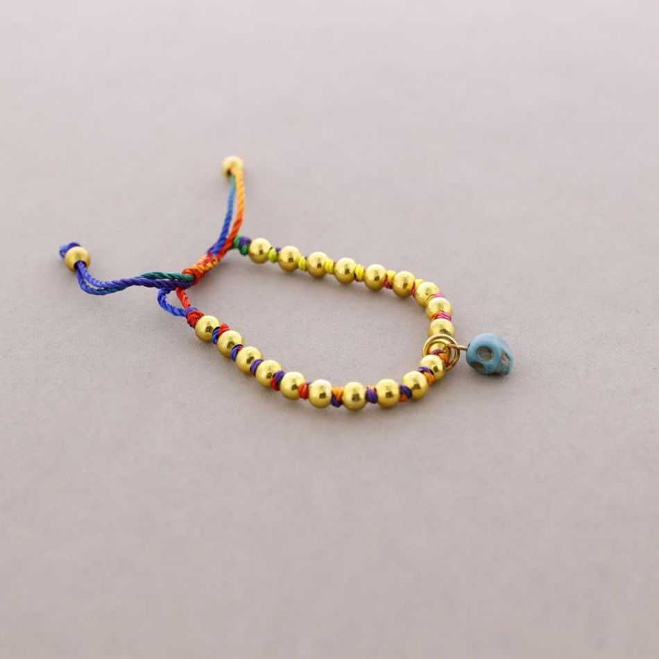KNOTTED BRACELET WITH SMALL BEADS