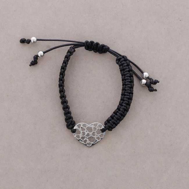 PULSERA MACRAME METAL