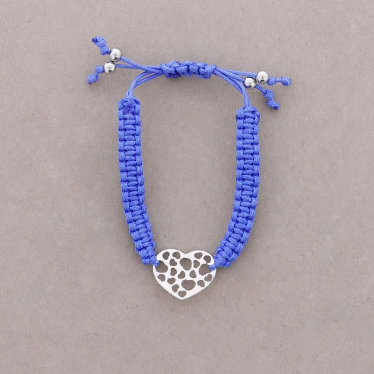 PULSERA MACRAME METAL