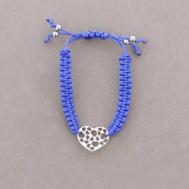 PULSERA MACRAME METAL
