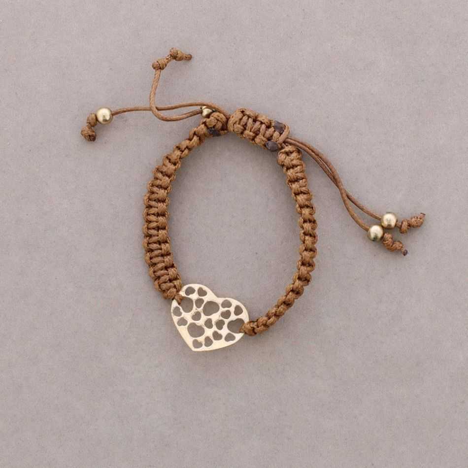 MACRAME METAL BRACELET