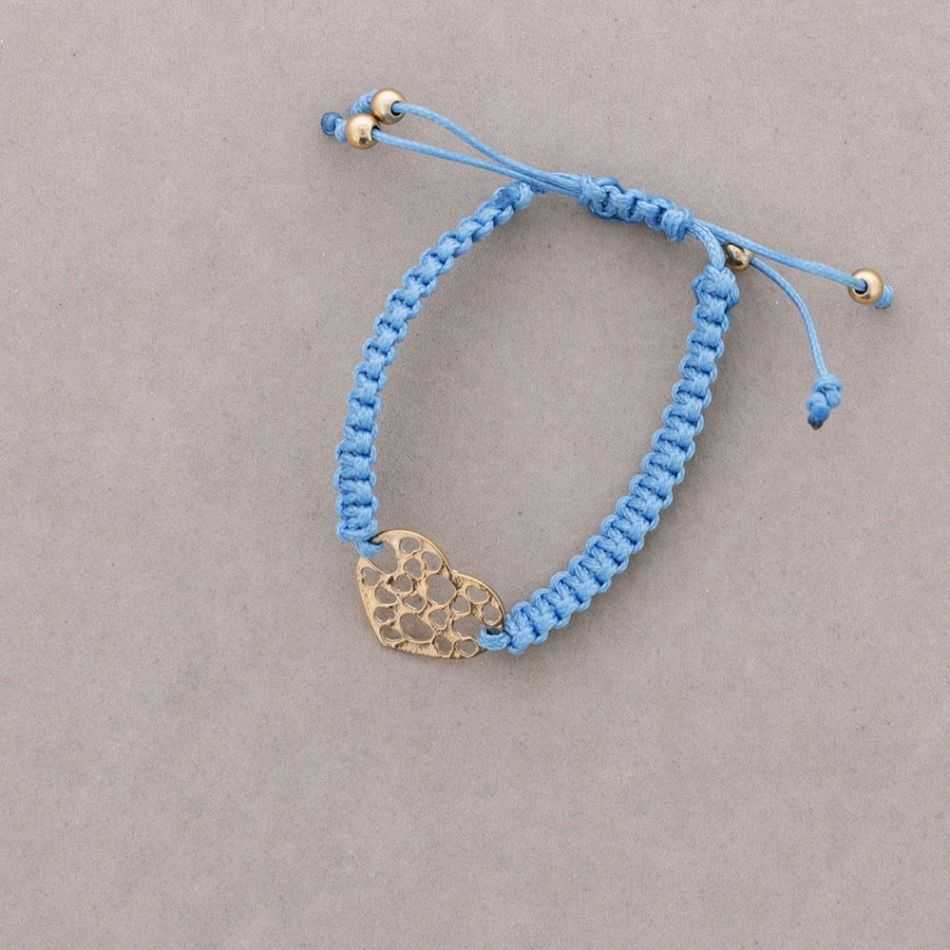 PULSERA MACRAME METAL